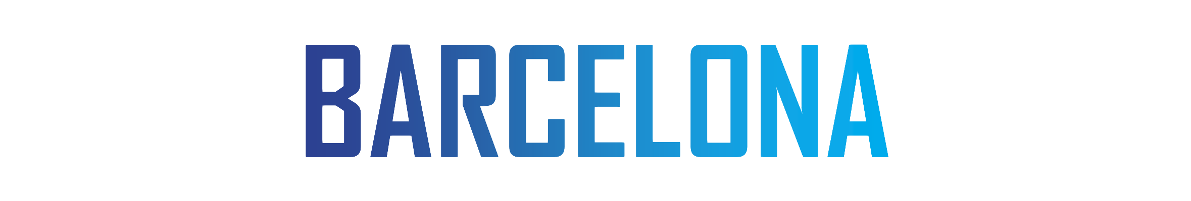 Text "Barcelona" als Bild