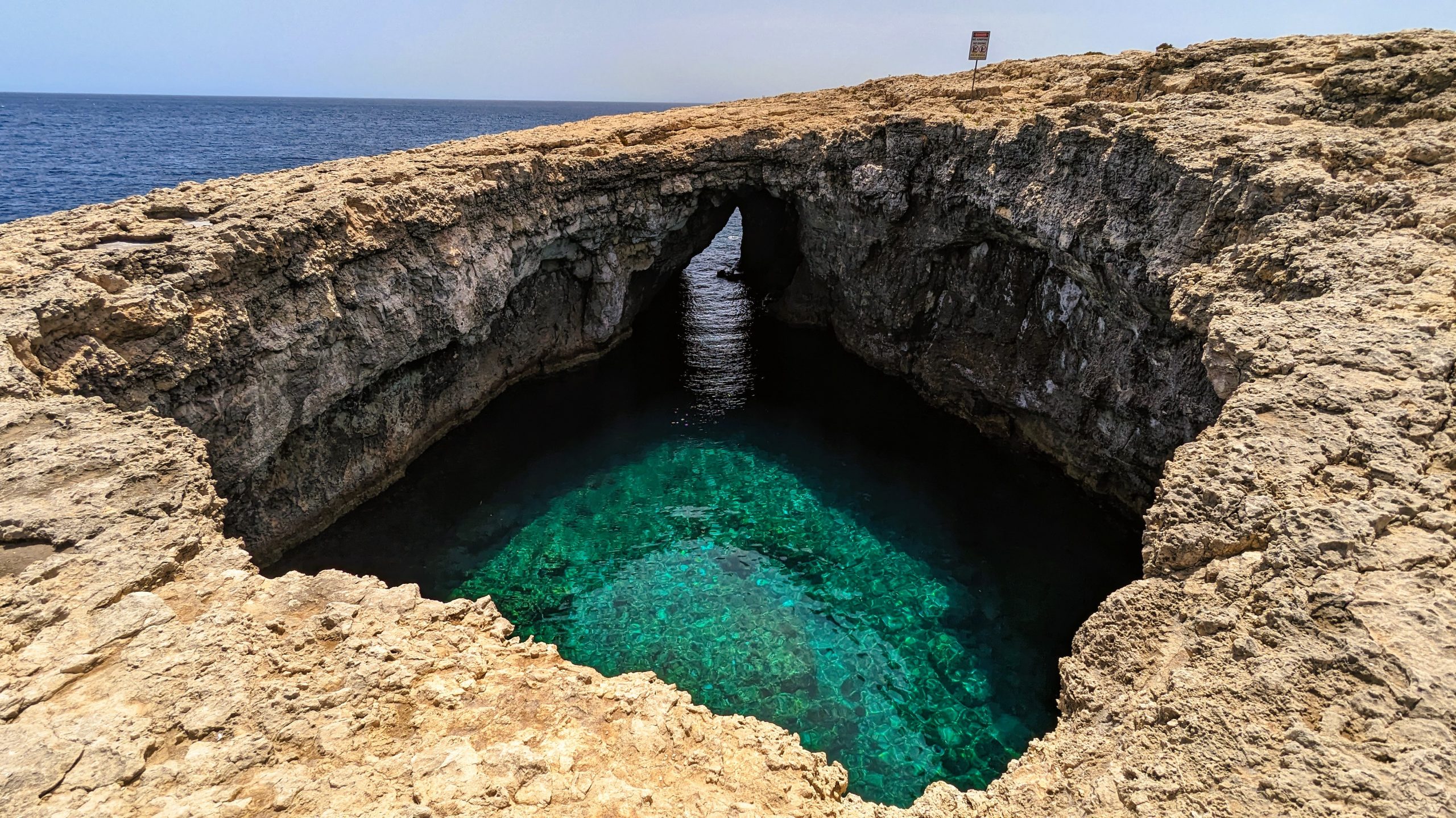 Bild der Bucht Bajja tal-Qroll auf Malta