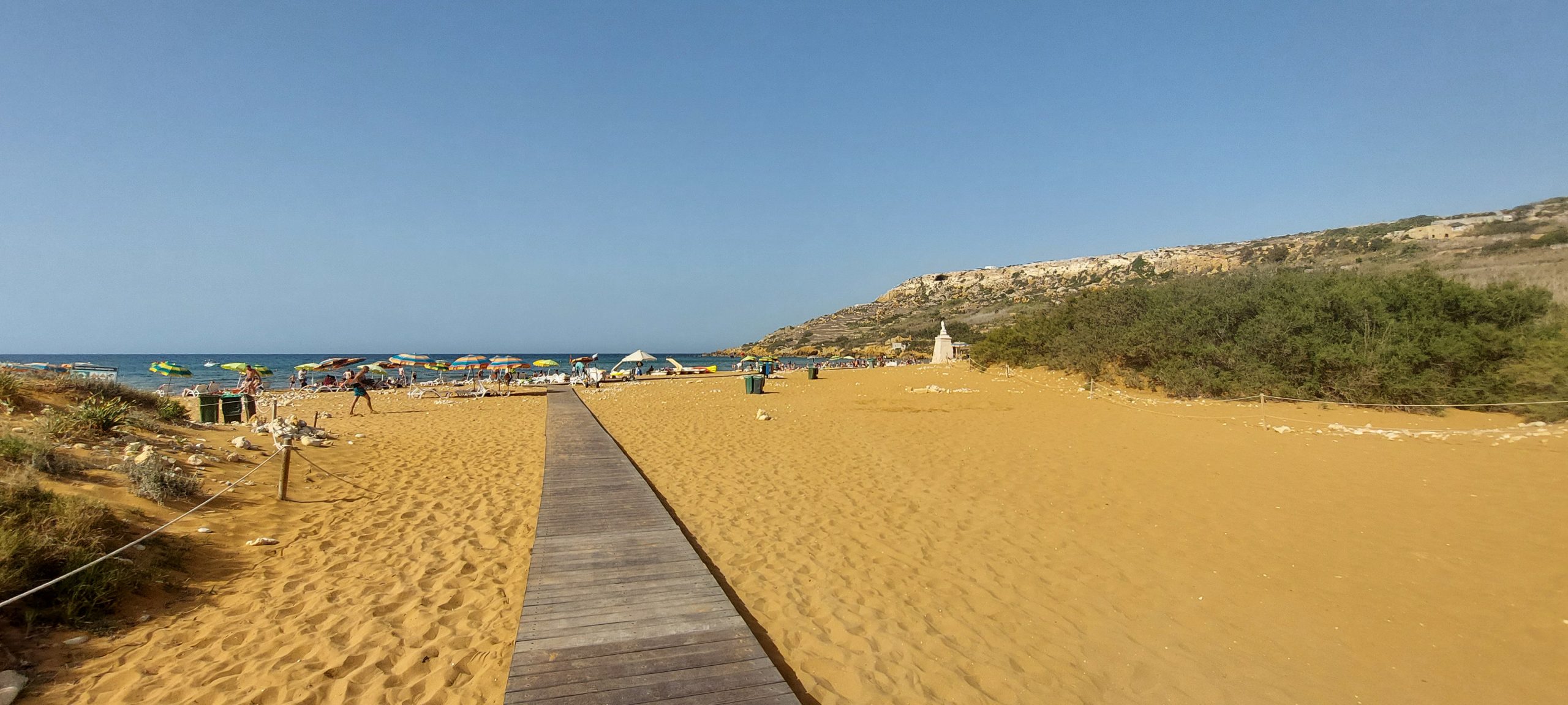 Bild des Strandes Ramla Bay auf Malta