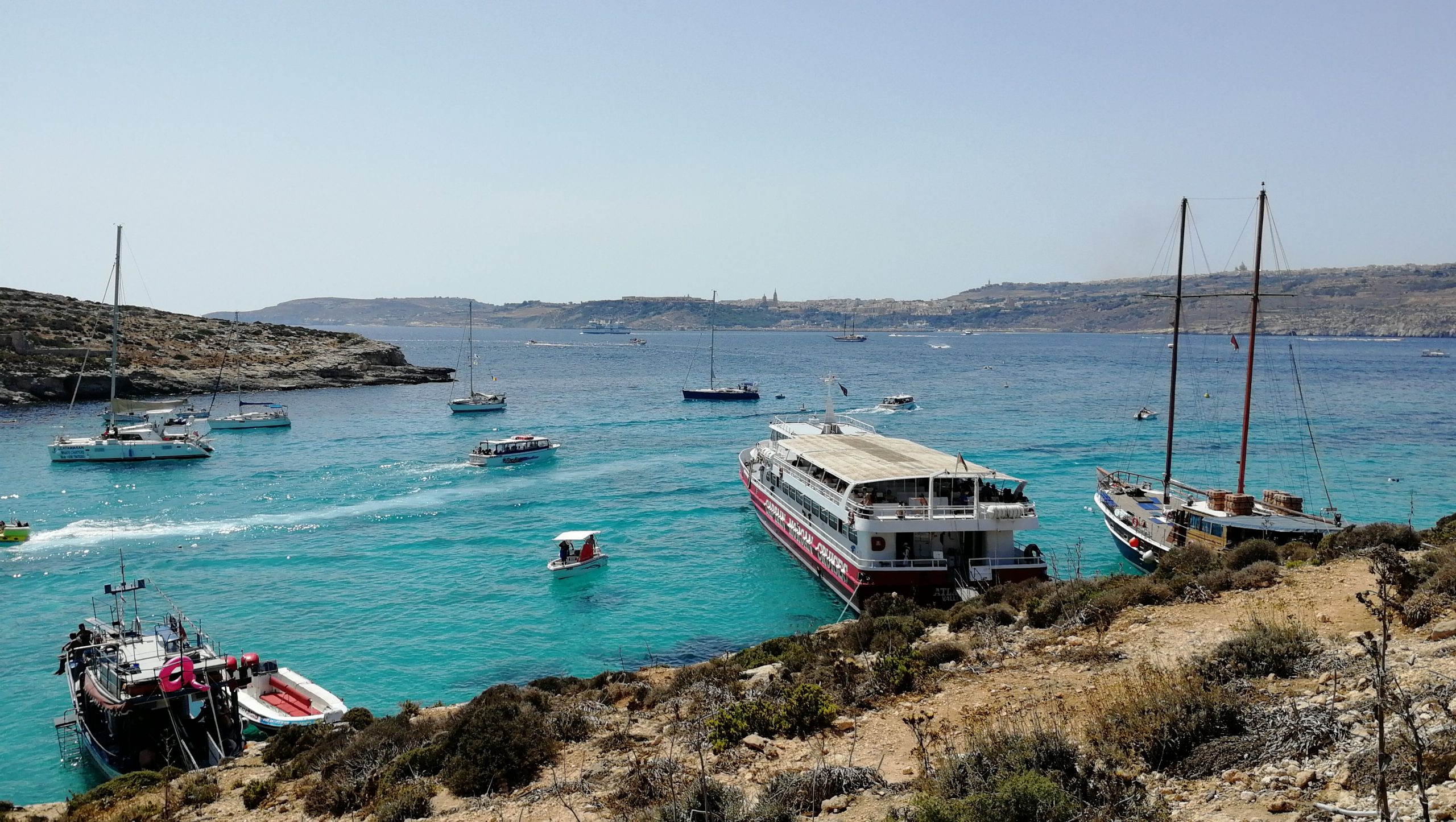 Bild des Strandes Blue Lagoon auf Comino