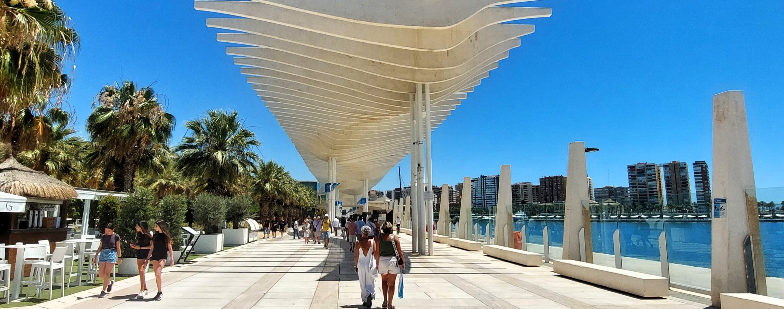 Foto der Uferpromenade in Malaga